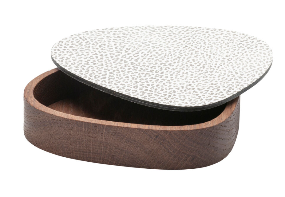 Wooden box curve w lid light grey (1)